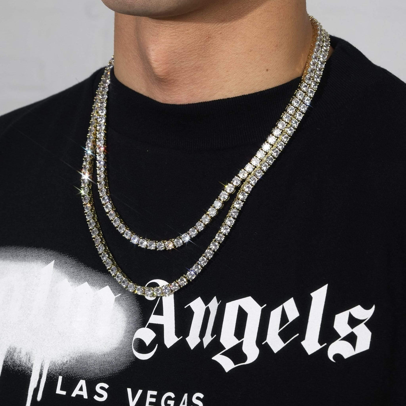 6mm Moissanite Tennis Chain - 18k Vermeil - D Colour - VVS1